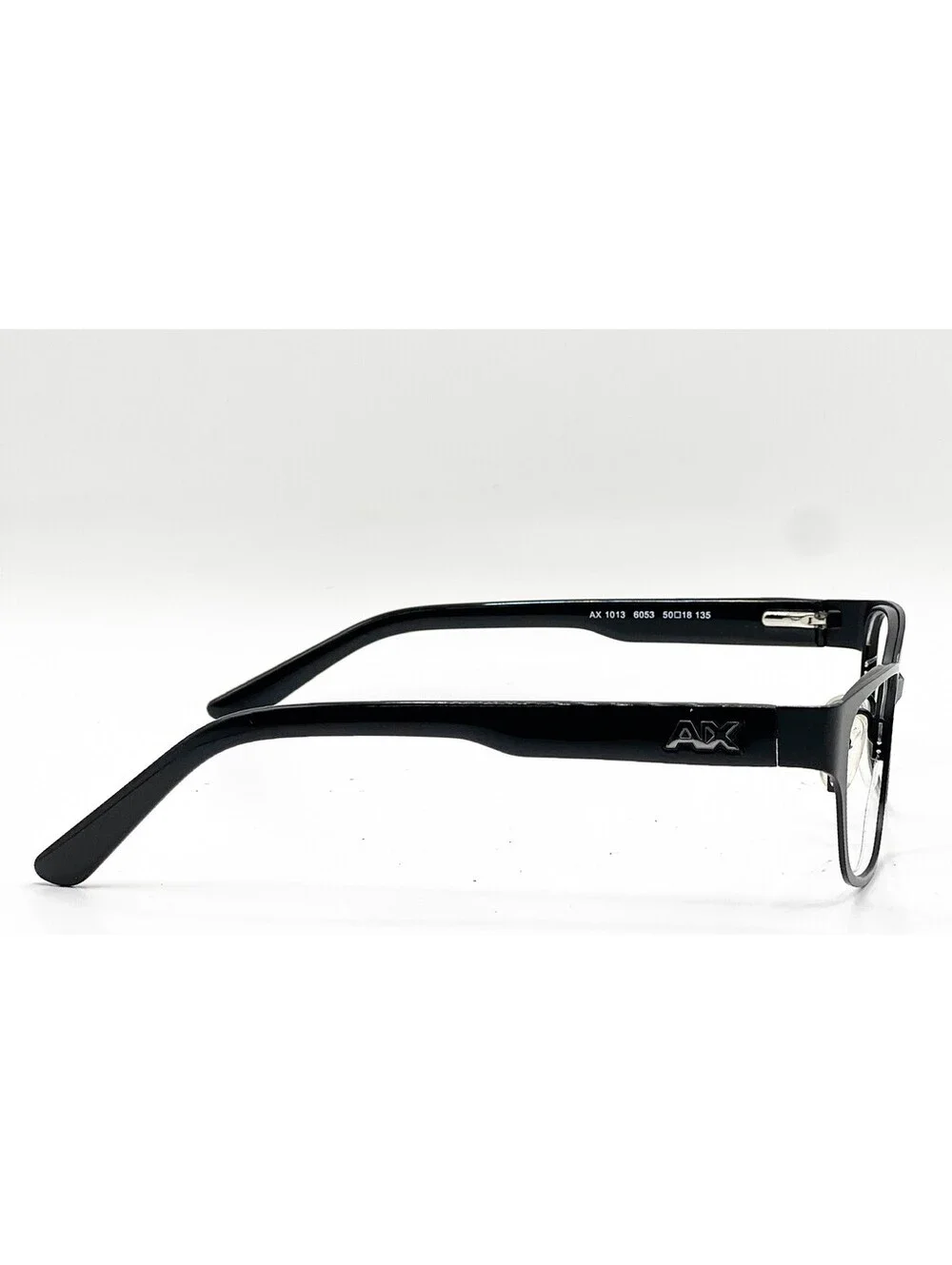 Armani Exchange Ax 1013 6053 Satin Black/Black Authentic Eyeglasses 50-18-135